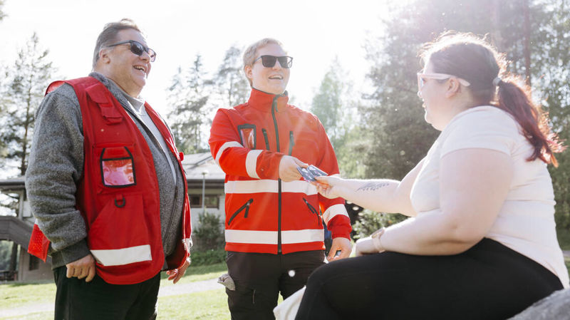 Finnish Red Cross Substance abuse work training paths
