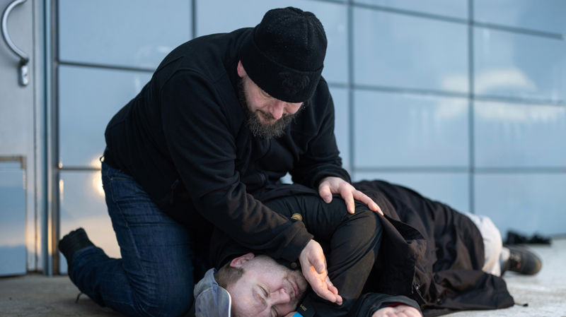 Could you provide first aid training to people who use substances?