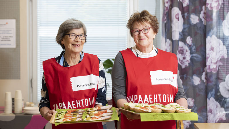 Reception of new volunteers